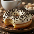 Donuts de chocolate branco