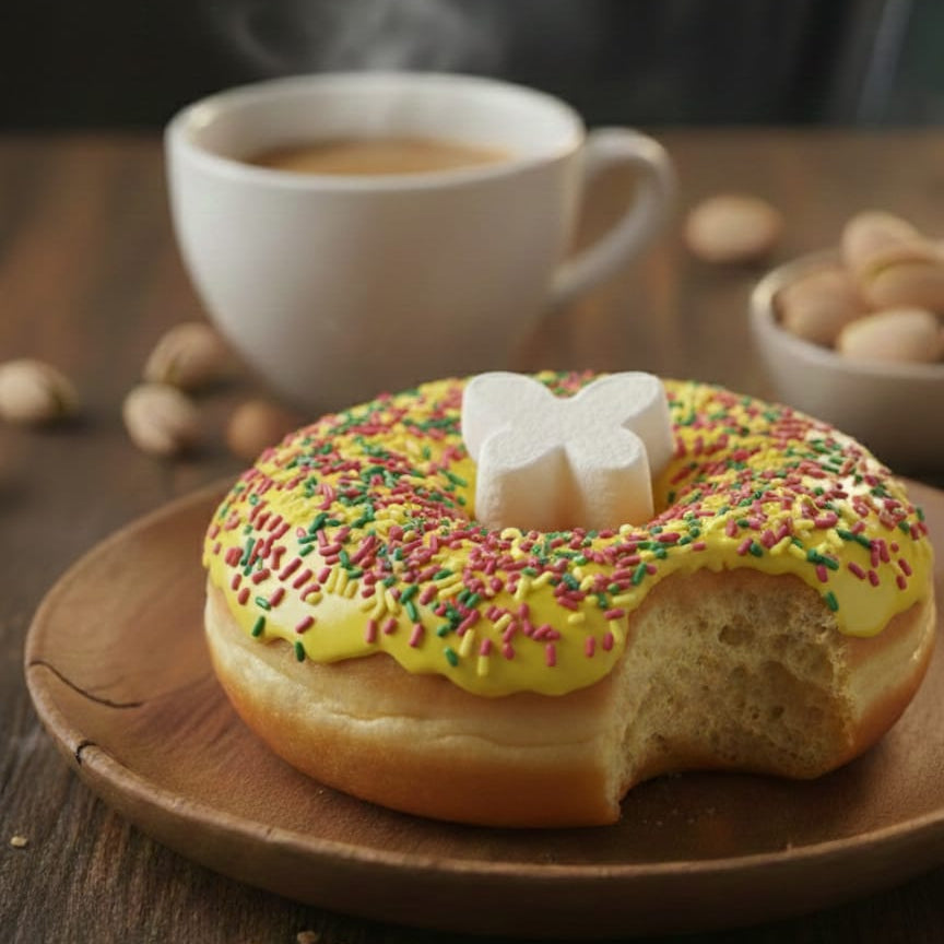 Donuts com sabor de banana