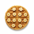 Waffle com Banana e Mel