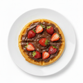 Waffle com Nutella e Morango