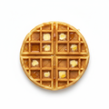 Waffle Clássico com Mel e Manteiga
