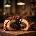 Donut com Chocolate Brownie