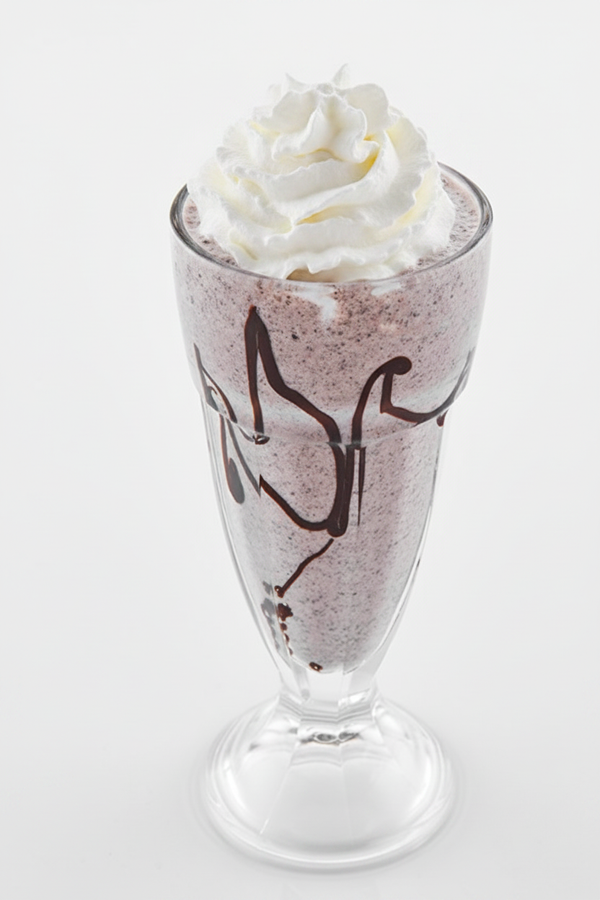Milk Shake Roxo com Creme